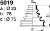 DEPA 5019 Bellow Set, drive shaft